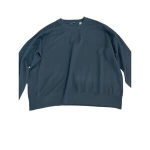 T Tahari Women's Black Long Sleeve Crew Neck Pullover Sweater Size Large